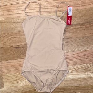 CAPEZIO women’s nude TB49 Camisole Leotard NWT